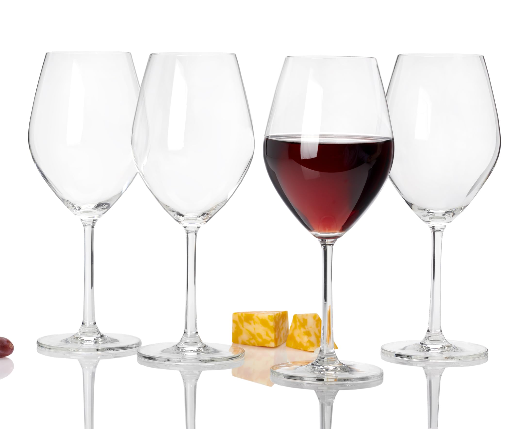 Anchor Hocking Red Wine Glasses, Sondria 21 Ounce Wine Glasses, Set of 8 - Image 3