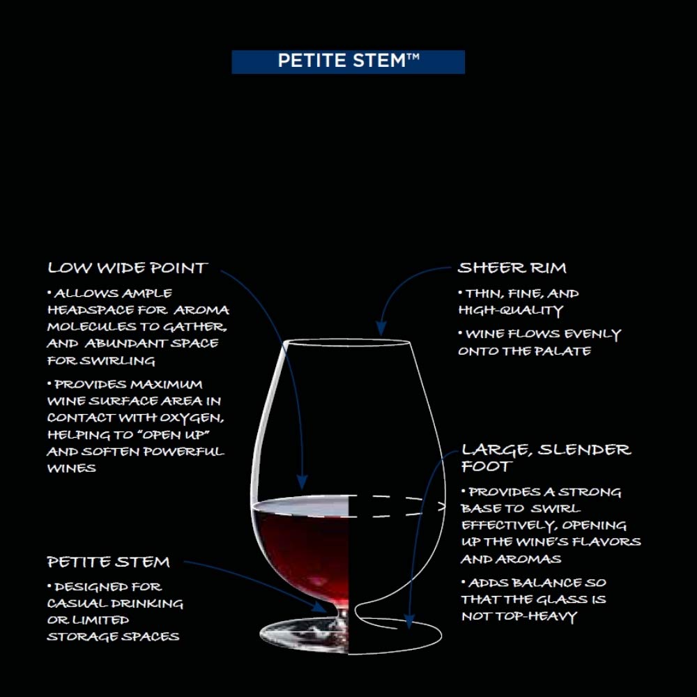 Karen MacNeil Flavor First, Petite Stem Wine Glass, Specialty Cocktail and Water Goblet Set of 4 - Image 3