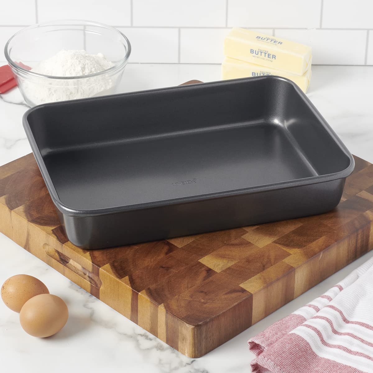 Oneida Select 10 Piece Nonstick Metal Bakeware Set, High-Performance & Dishwasher Safe,Silver - Image 4